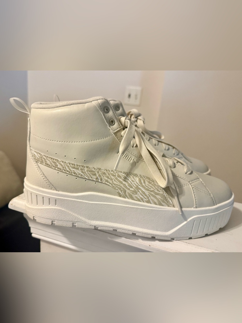 Puma Karmen II Mid Animal Fever Platform hightop Sneaker size 10 womens